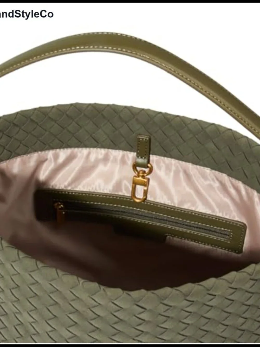 Suede Hobo Bag Hand-Woven Casual Shoulder Tote